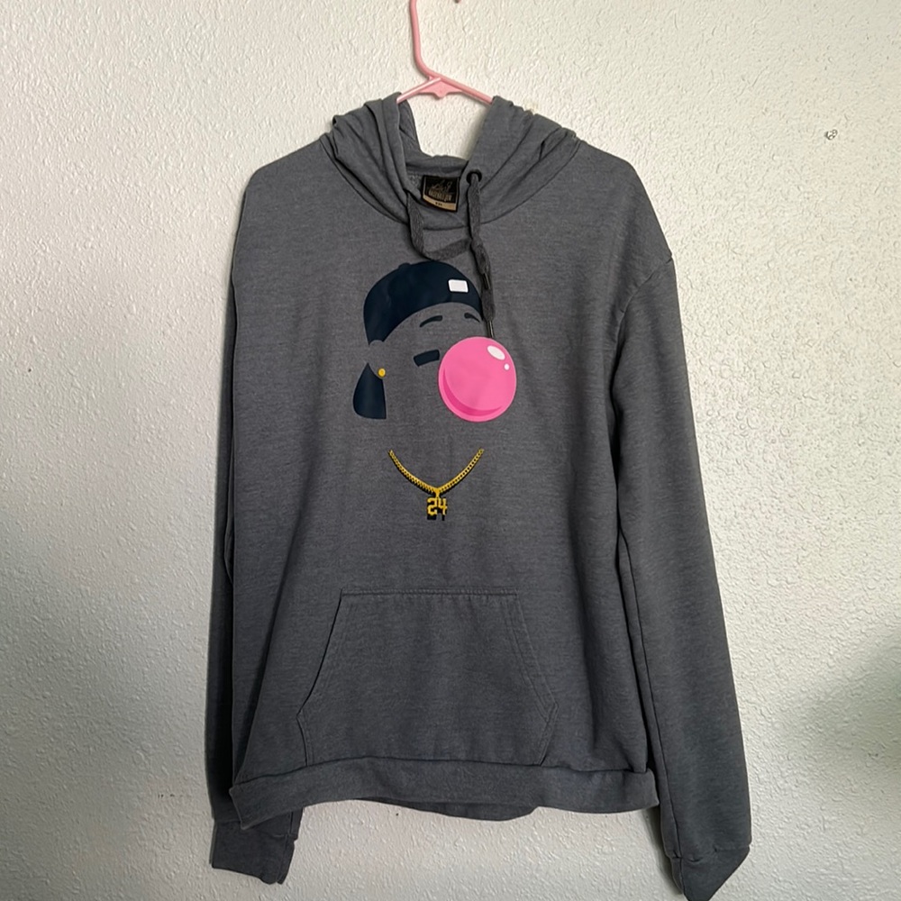 XXL Ken Griffey Jr hoodie sweatshirt Mariners dark grey. Baseballism